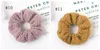 Scrunchies Hairband Yumuşak Faux Kürk Saç Bağları Halat Elastik Scrunchie Bantları At Kuyruğu Tutucu Katı Kadın Şapkalar Kızlar Saç Aksesuarları DW4881