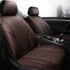 Universal Fit Full Leather Car Seat Cover 에어백 대부분의 자동차 세단 SUV 또는 BMW Mercedes-Benz Mazda Protective Cushion Pink와 호환됩니다.