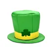 حزب يوم باتريك يوم أيرلندا الأيرلندية عقال عالية الزينة القبعات أداء زي شامروك قبعة