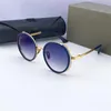 Nouvelles lunettes de soleil de mode Male Design Retro Lunets S532 Classic Style Round Full Frame UV400 Protective Eyewear2314