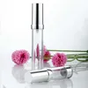 Empty 5ml 10ml 15ml 20ml 30ml Airless Bottles Clear Airless Vacuum Pump Lotion Bottle with Silver Cap Packaging Bottle