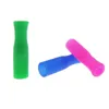 11 Colors in Stock Silicone Tips for Stainless Steel Straws Tooth Collision Prevention Straws Cover Silicone Tubes