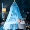 Canopy Round Dome Mosquito Proof Netting Crown Princess Mosquito Net Door Bed Canopy Tent Room Bedcover Hanging Bedding Dome Net13019166