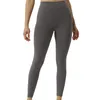 2023 Pantaloni da yoga da donna in tinta unita Pantaloni da stilista Leggings Vita alta Abbigliamento da palestra Elastico Fitness Lady Complessivo Collant completo Allenamento Pantaloni sportivi da donna Pantaloni da yoga