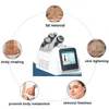 스파 초음파 캐비테이션 바디 슬리밍 머신 RF 페이스 리프트 처리 진공 이중 턱 제거 장치 무료 배
