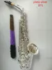 Helt ny högkvalitativ professionell altsaxofonmärke YAS-875EX Model Silvery Black Golden Alto Sax med fodral