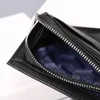 Kod 1209 Fahion äkta läder män plånböcker man plånbok kort handväska med blixtlås myntpockarkorthållare hög kvalitet3144