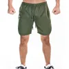 Pantaloncini sportivi da corsa Pantaloncini sportivi corti da uomo 2 in1 Palestra Fitness Training Pantaloni corti da spiaggia ad asciugatura rapida Pantaloni da jogging estivi da uomo