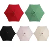 2M Parasol Patio Sunshade Umbrella Cover for Courtyard Swimming Pool Beach pergola Waterproof Outdoor Garden Canopy Sun Shelter