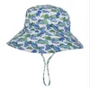 Babyhinkkeps Barn Sun Fisher-hattar Rund topp Fiskarhatt med bred brätte Pojkar Flickor Sommar Strandkepsar Casual Barn Present Mode Accessoarer LSK208