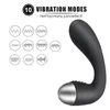 10 Speed ​​Prostate Massager Vibrator Anal Vibrator Sex Zabawki dla dorosłych Mężczyźni Kobiety Erotyczne USB Ładowanie Elastyczne Wibrujące Butt Plug Sex Shop Y200616
