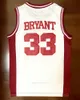 Ship From US # Lower Merion 33 Bryant Jersey College Men High School Basketball All Stitched Size S-3XL Top Quality