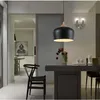 Modern minimalistisk restaurang bar led ljuskrona ljus studio målning frostat hängande lampa klädaffär personlighet hängande ljus