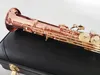 Musical Instrument Professional Grade S-992 Soprano Saxophone B Flat Spela professionellt toppfri frakt