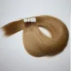 Partihandel 2,5g / st 40pc / parti 14 '' - 24''100% Human Hair Tape In Hair Extensions Remy Indisk Brasiliansk Fabrikspris DHL Gratis