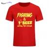 Рыбики спичка футболки Fishinger пивная рыба живут мечта рыбака печатает футболку спортивный летающий свежий веселый подарок TES рубашка1