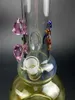 18 Zoll gelbes Becherglas Bong Dab Rigs Wasserpfeifen Wasserpfeifen Einzigartige Form Bongs Stielschale