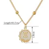 12 Constellation Zodiac Sign Collana per donne Collane a catena con ciondolo per ragazze Gioielli vintage in oro classico regalo da donna di moda NOVITÀ