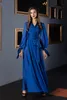 Royal Blue Womens Pijamas Camisola Partido Roupões Pyjams Robes manga comprida Elegant Bride Pijamas Bath Robes Pajama Mulheres