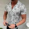 summer Men Shirt Sale Fashion Shirts Casual Printed Short Sleeve Male Tops Blouses