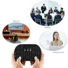 I8 Wireless Keyboard Backlight 3 Cores 2.4G Mouse de Air Teclado Controle Remoto Touchpad Bateria de Lítio Recarregável para Android TV Box