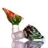 Andra rökare TILLBEHÖR NICE L Glass Bowl för Bong "Magic Lamp" Design 14.518.8mm Male Joint Wholesale