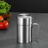 304 Stainless Steel Olive Oil Can Bottle Pot Kitchen Accessories Cooking Tools Set 550ml 1000ml Storage Bottles Tool Can