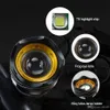 Bicycle Light LED Lighting Strong Light Flashlight USB Charging Warning Waterproof Tail Light 360° Rotating 3 Mode Range Far