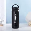 500ml Thermos 304 Gobelets en acier inoxydable café tasse de thé isolé Tumbler vide voiture Bouteille d'eau potable