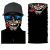 US Stock clown Magic Turban Bandanas grimace Face Masks Skeleton Outdoor Sports Ghost Neck Scarves Headband Cycling Motorcycle Wrap FY7140