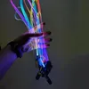 다채로운 LED 야간 조명 발광 장식 목걸이 매는 밧줄 울렸다 로프 물 담뱃대 시샤는 실리콘 SS 필터 마우스 피스 홀더 팁 DHL 흡연
