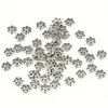 EPACKET DHL 6x3mm tibetansk silver hexagonal ihålig liten torus tillbehör ihålig kronblad rund pärla botten calyx dfdwz036 silver distansorgan
