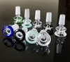 Ciotola di vetro colorato 14mm 18mm Giunto maschio Olio Dab Rigs Ciotola di vetro inebriante Dab Strumento Accessori per fumatori