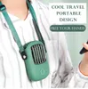 Electrical Originality Hanging Neck Mini Fan Office Cooler Small Fan Outdoor Travel Handheld USB Rechargeable