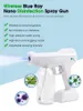 Hot Selling Wireless Atomization Electric Blue Ray Anion Hair Nano Spray Gun For Disinfection And Sterilization