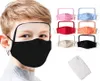 Maschera per il viso in cotone per bambini Anti-Polvere Earloop con filtro Maschere per la bocca riutilizzabili regolabili Maschere protettive antipolvere morbide e traspiranti