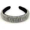 Färgglada Diamond Hair Hoop Svamp med Drill Headband Europe och America Wide Edge Geometry Fashion Party Popular 25yla D2