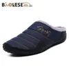 Baolesem Home Slippers Winter Man Slippers House Hotless Hetkse Fleeme теплый антискрид-мужчина плюс размер высокий качество