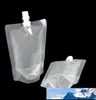 350 ml Stand Up Plastic Drink Packaging PAG POUP POUCH FÖR JUSH Milk Coffee Beverage Liquid Packing Bag Drink Pouch NT9373667