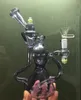 8.8 Inch's Beker Bong Klein Recycler Olie Rigs Tabak Hookahs Heady DAB Rig Glass Water Bongs Rookpijp met 14mm Kom