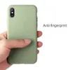 Ultradünne matte Silikon-Handyhüllen für Apple iPhone 14 13 12 11 Pro Max 11Pro 12Mini 13Mini 12Pro 13Pro 14Plus 14Pro weiche TPU-Rückseite in Bonbonfarbe