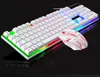 G21b Wired Keyboard och Mus Set USB Luminous Manipulator Sense Keyboard och Mouse Set DHL Free