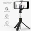 Selfie Bluetooth 2024 Wireless Multifunktionsklickklickklick-Handheld-Monopod-Verschluss Fernbedienung Ausleitbares Mini-Stativ für Smartphone