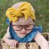 Kinderen Top Knoop Boog Hoofdbanden Verstelbare Wide Big Bow Soft Turban Hoofd Wraps Mooie Baby Meisjes Haarbanden Haaraccessoires