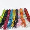 Bracelet Designer Bracelets Designer Charms pour Bracelets 120Pcs / lots Fils de couleur bohème Enroulement plat Lucky Rope268V