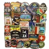 Pack of 36pcs Wholesale Summer Beach Vintage Stickers Retro Travel decals Guitar Laptop Luggage Skateboard Motor Bottle Car Decal Bulk Lots