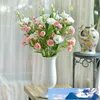Kunstmatige anjers kunstmatige zijde bloem anjer moeder's cadeau thuis deco gelukkige moederdag realcarnatie nylon bloem