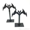 5 sets (3 / set) different sizes bats black plastic earrings jewelry display jewelry display shelf 12 + 11 + 9 cm