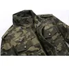 Giacca Uomo Capispalla mimetica Cappotti tattici Collare da uomo Bomber Giacche Plus Size 4XL Moda Camo Abbigliamento militare CX200801