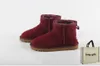 Classique hiver chaud court Mini 58541 bottes de neige marque femmes populaire australie en cuir véritable mode chaussures pour femmes